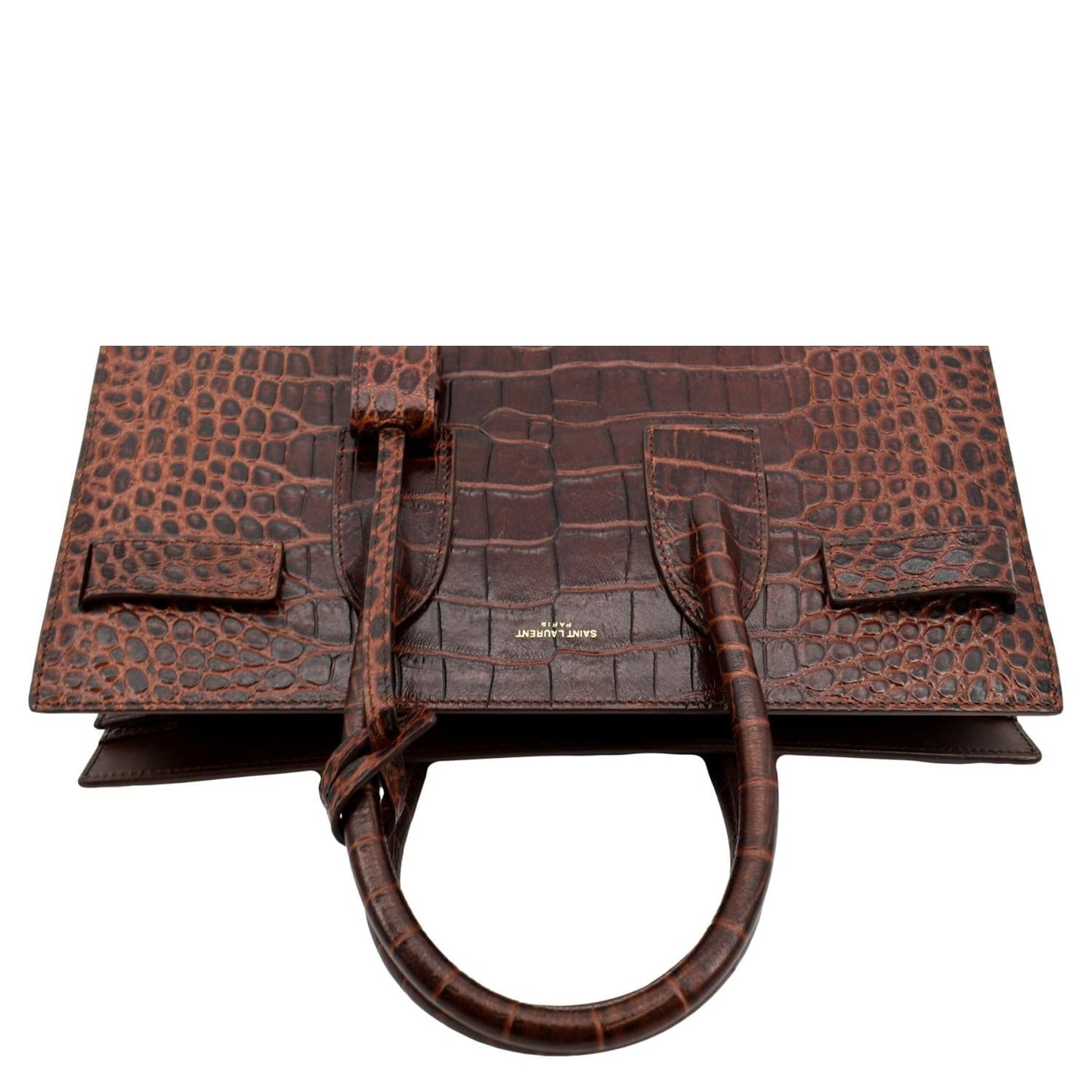 Saint Laurent Sac De Jour Leather Brown Handbag