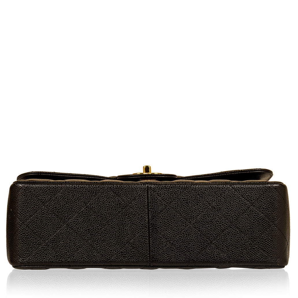 Chanel Classic Flap Caviar Black Shoulder Bag Style 51
