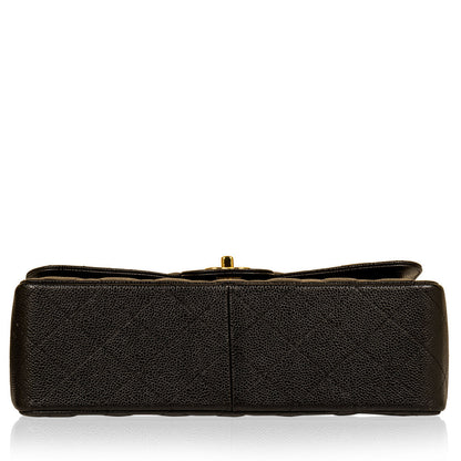 Chanel Classic Flap Caviar Black Shoulder Bag Style 51
