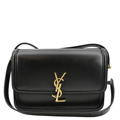 Saint Laurent Solferino Leather Black Crossbody
