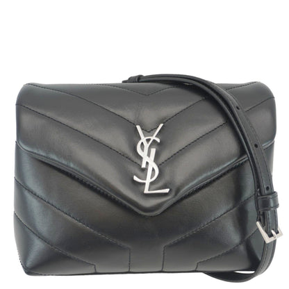 Saint Laurent Loulou Leather Black Crossbody Style 17