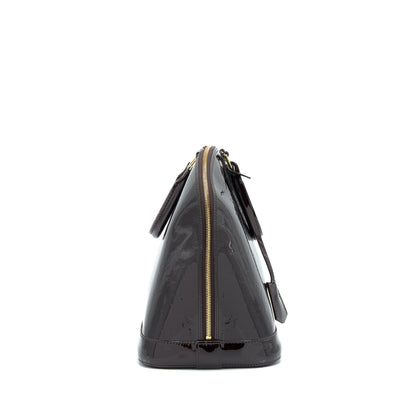 Louis Vuitton Alma GM Patent Leather Amarante Vernis