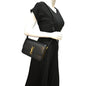 Saint Laurent Solferino Leather Black Crossbody