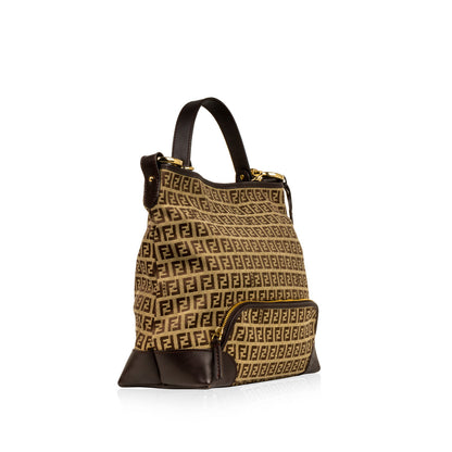 Fendi Roll Leather Red Handbag