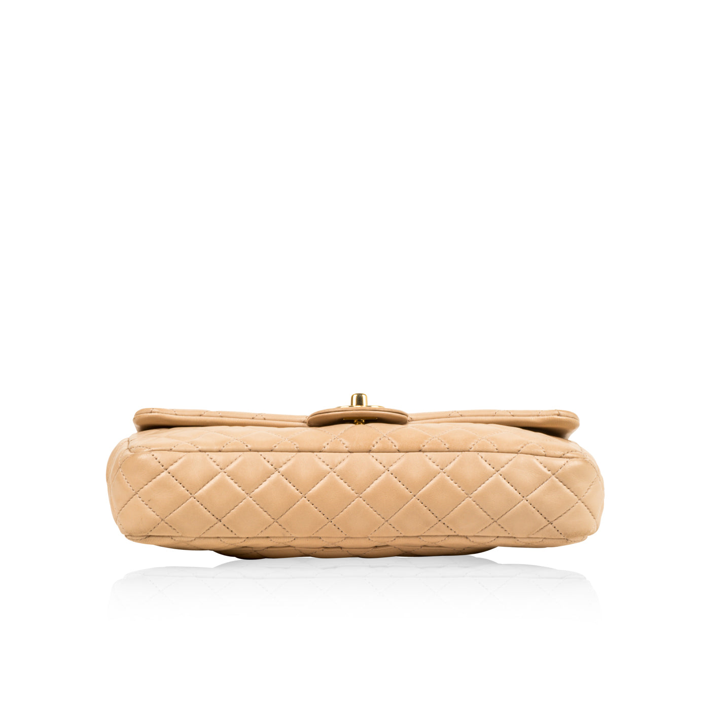 Chanel Classic Flap Lambskin Gold Shoulder Bag Style 109