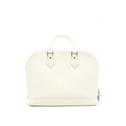 Louis Vuitton Alma MM epi leather white SHW