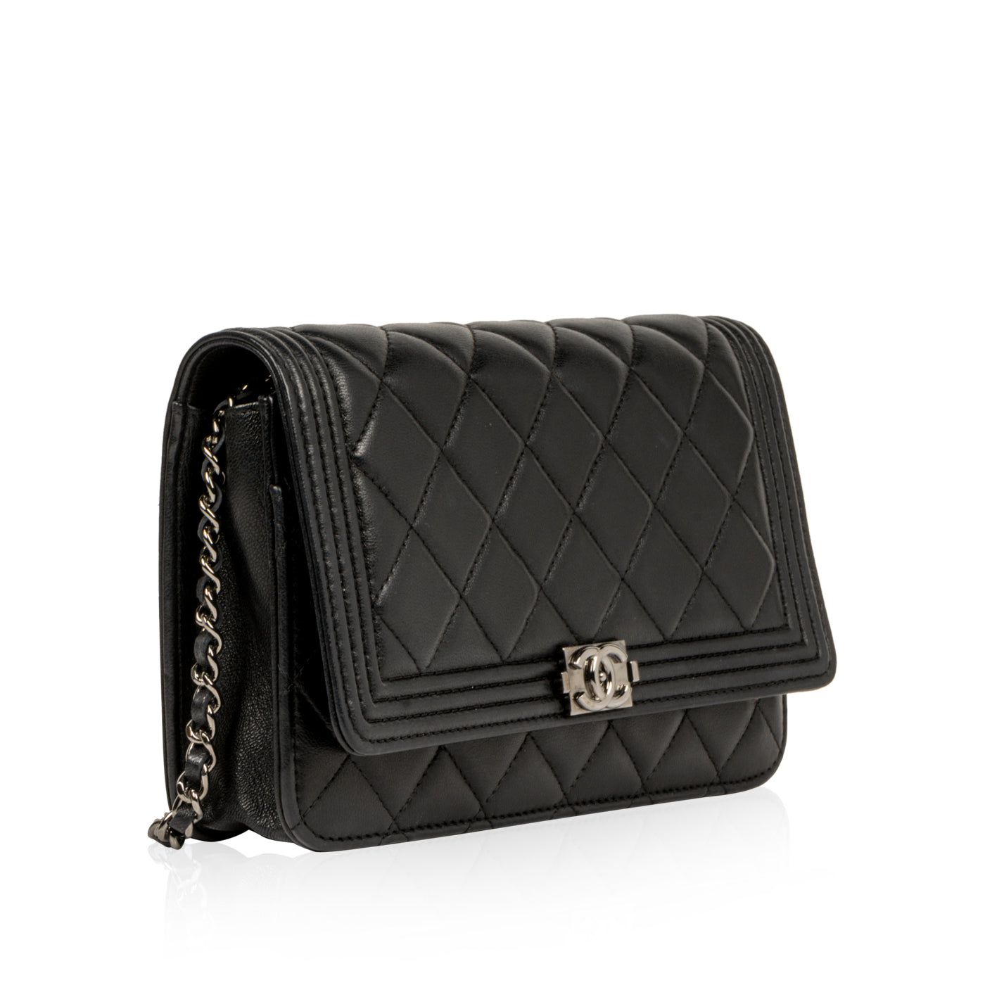 Chanel Classic Flap Lambskin Black Crossbody Lambskin