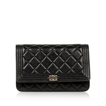 Chanel Classic Flap Lambskin Black Crossbody Lambskin
