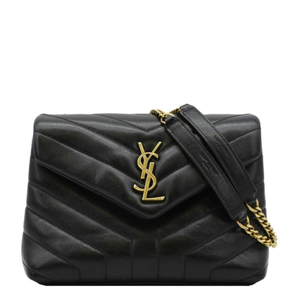 Saint Laurent Loulou Leather Black Crossbody Style 11