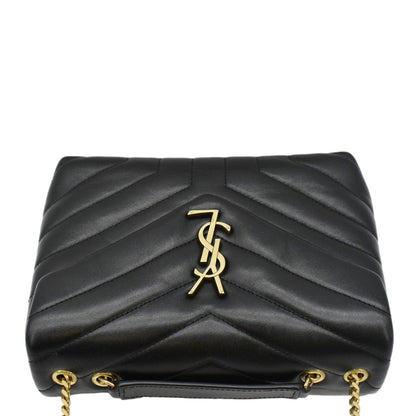 Saint Laurent Loulou Leather Black Crossbody Style 11