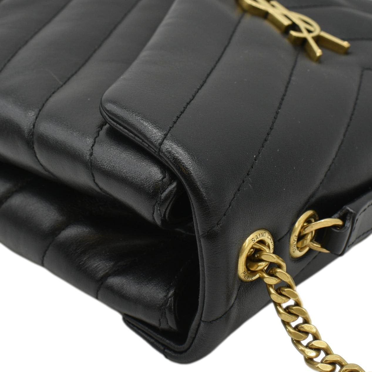 Saint Laurent Loulou Leather Black Crossbody Style 11