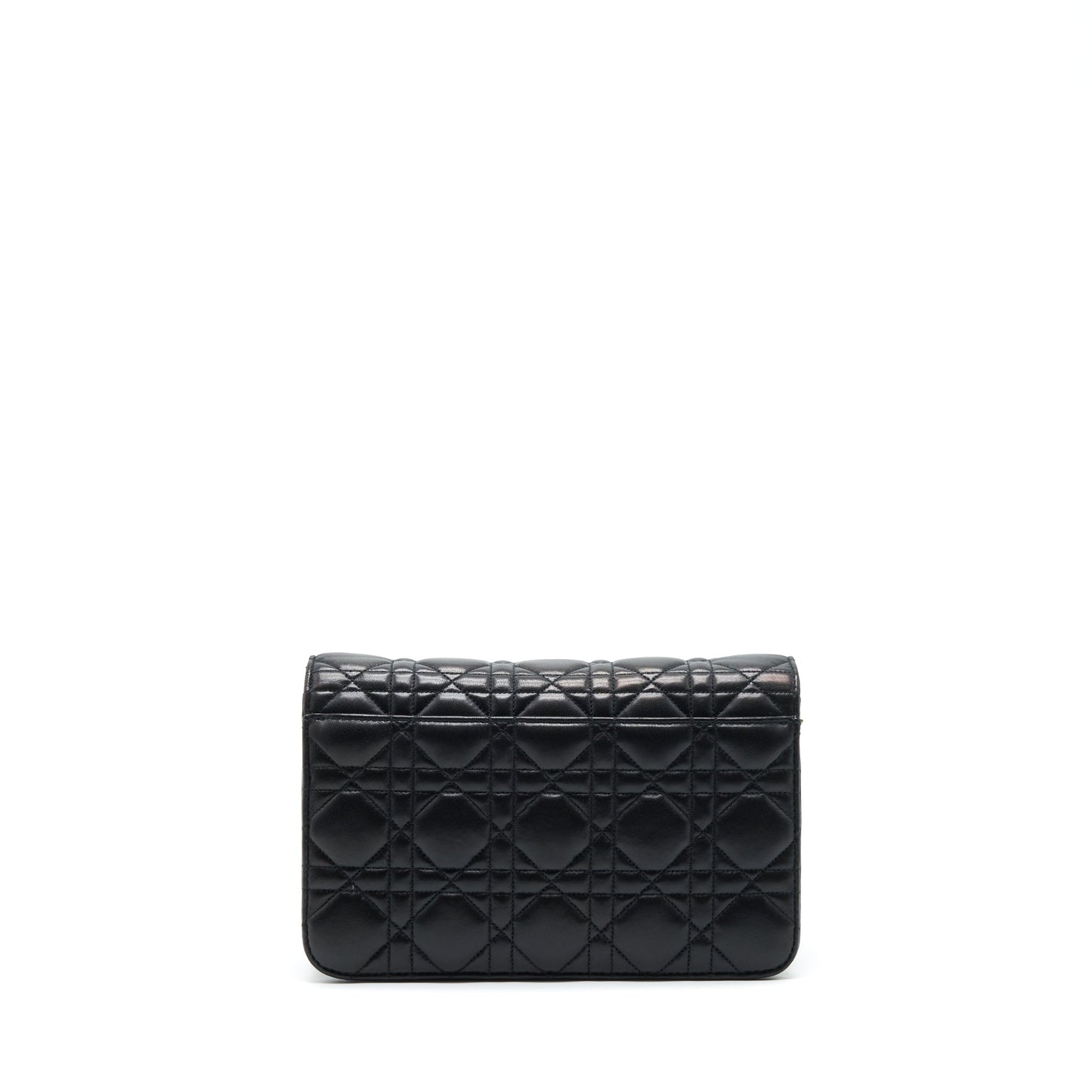 Dior Miss Dior Mini Crossbody Chain Purse Lambskin Black