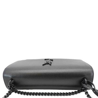 Saint Laurent Sunset Leather Black Shoulder Bag Style 8