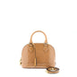Louis Vuitton Alma BB Patent Dark Beige GHW