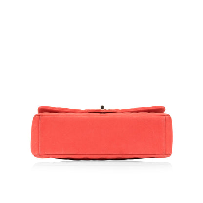 Chanel Matte Coral Maxi Flap Bag