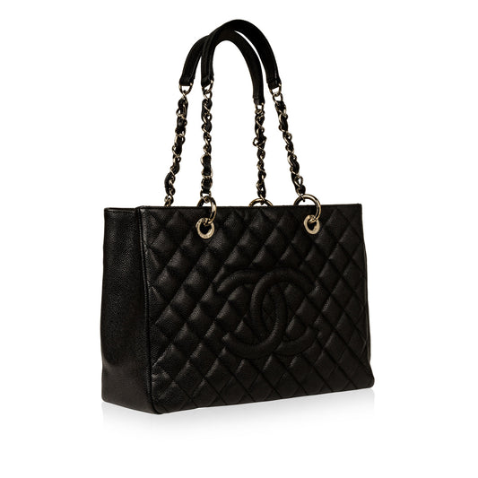 Chanel Timeless Caviar Black Tote Bag Style 40