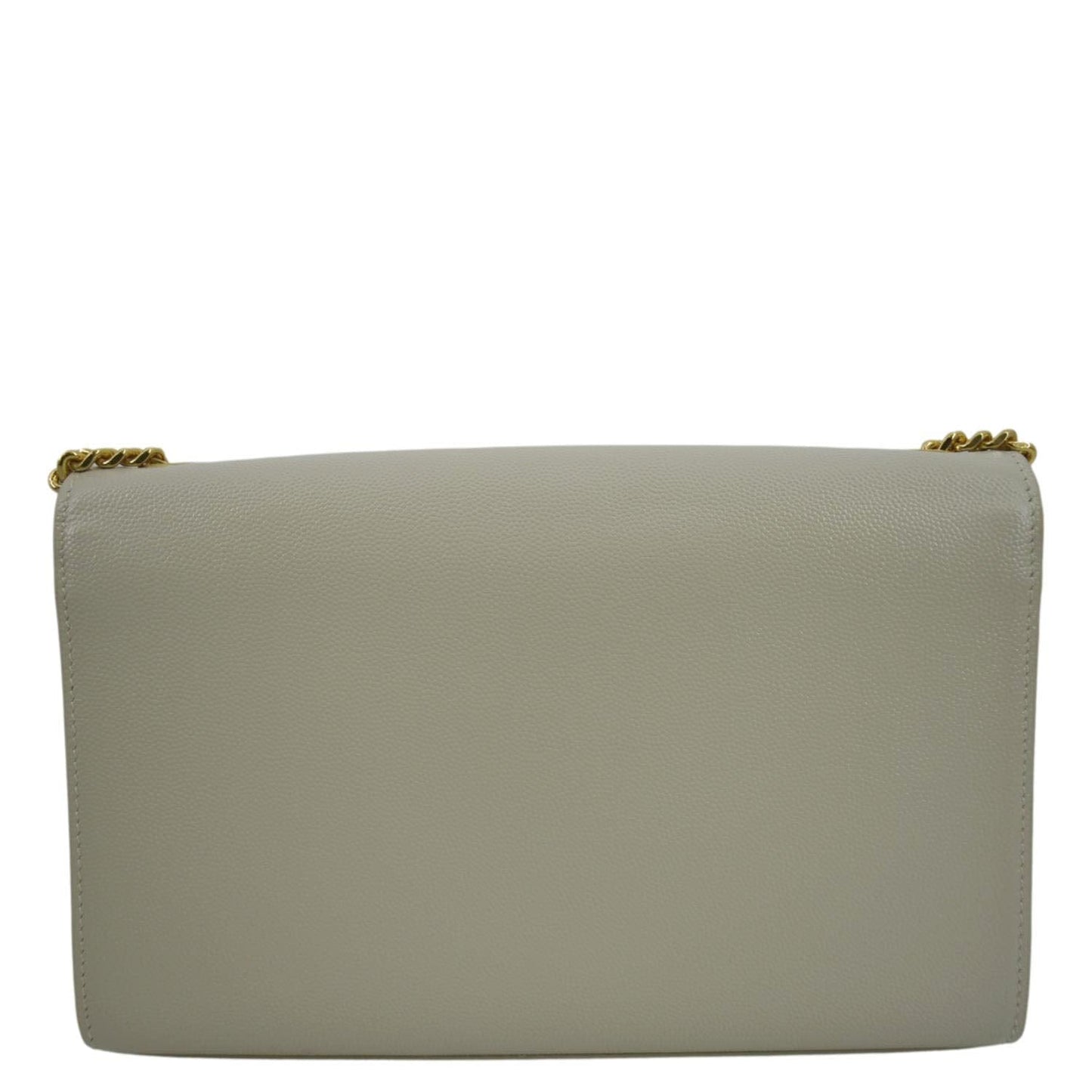 Saint Laurent Kate Leather White Crossbody
