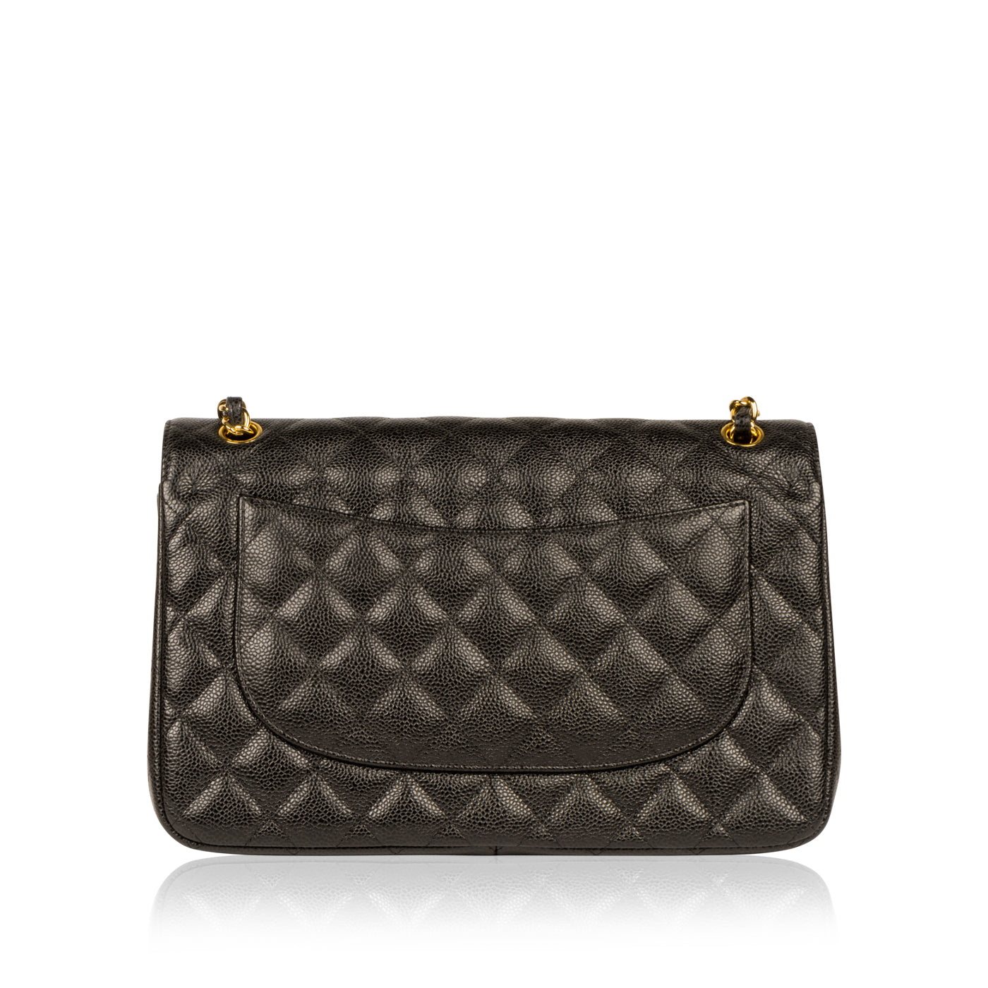 Chanel Classic Flap Caviar Black Shoulder Bag Style 62