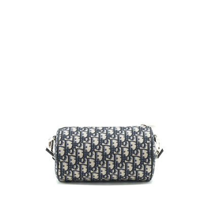 Dior Blue Oblique Messenger Roller Purse