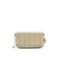 Dior Patent leather Wallet on Chain Light Grey