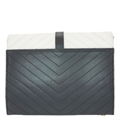 Saint Laurent Envelope Leather Red Shoulder Bag Style 17