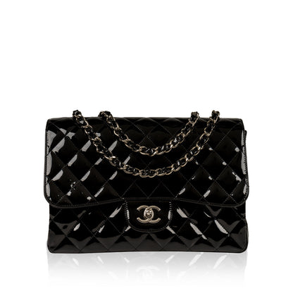 Chanel Classic Flap Lambskin Black Shoulder Bag Style 83