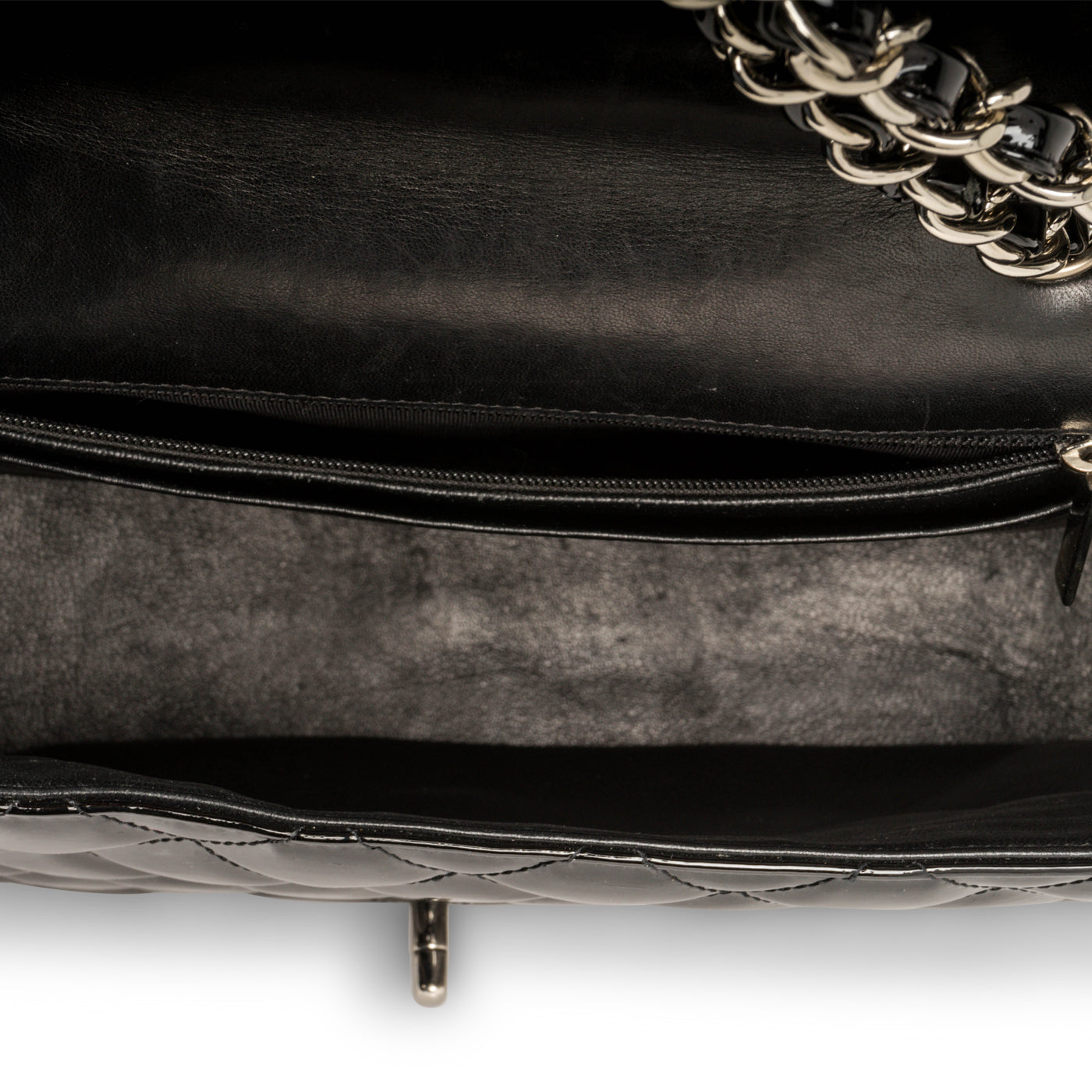 Chanel Classic Flap Lambskin Black Shoulder Bag Style 83