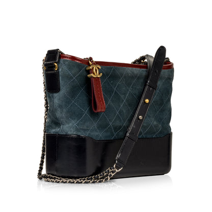 Chanel Classic Flap Patent Leather Gold Shoulder Bag