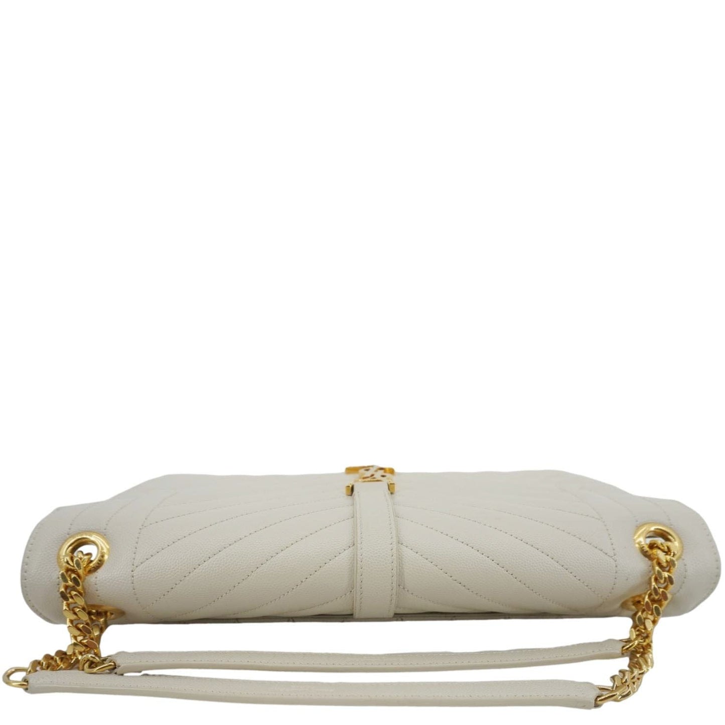 Saint Laurent Envelope Leather White Shoulder Bag Style 2