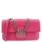 FENDI Micro Baguette Leather Crossbody Bag Pink
