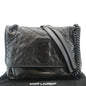 Saint Laurent Niki Leather Black Shoulder Bag Style 7
