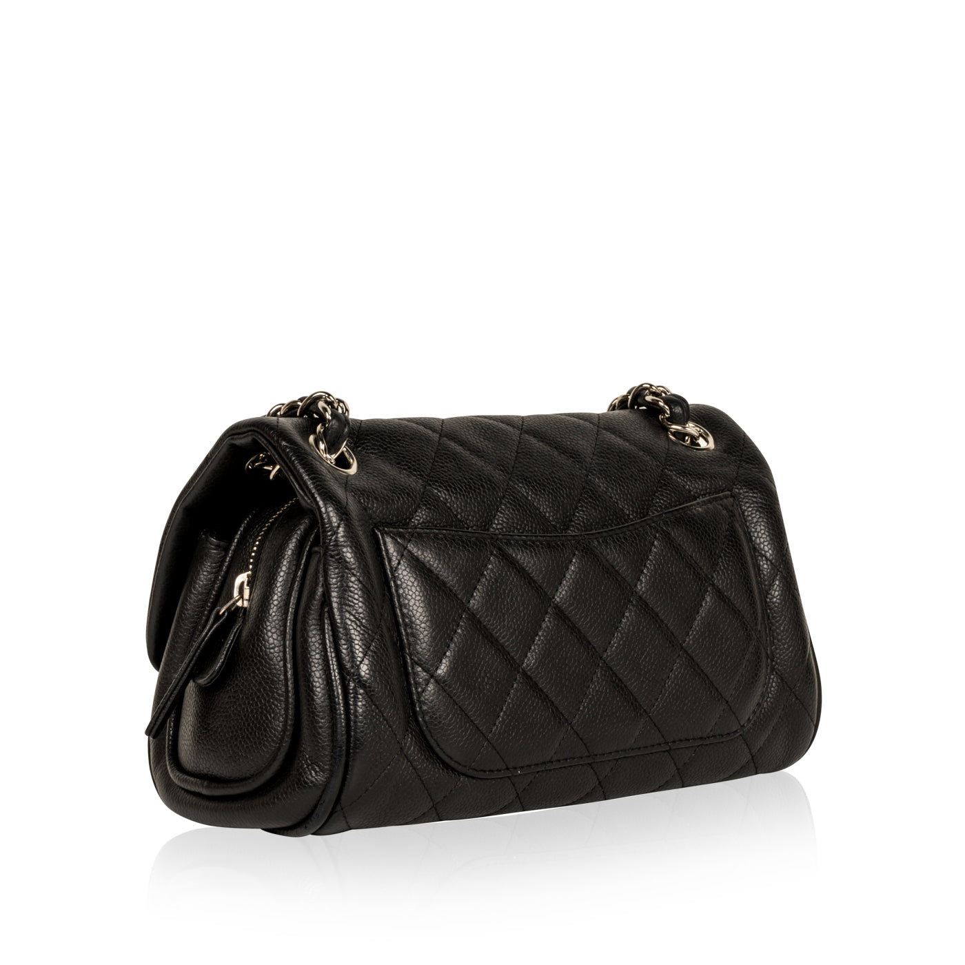 Chanel Small Bowler Caviar Shoulder Bag