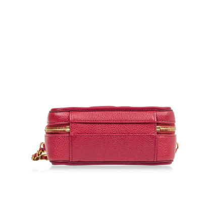 Chanel Vanity Caviar Gold Clutch Style 2