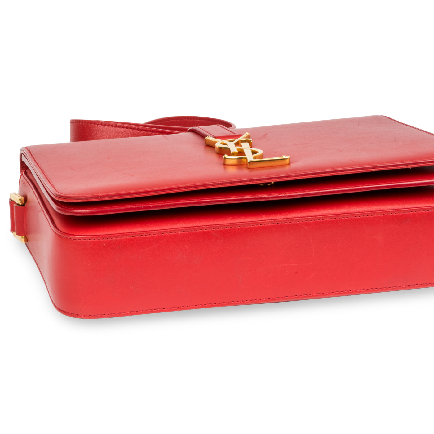 Saint Laurent Luxury Leather Red Handbag Style 16