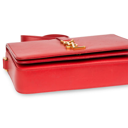 Saint Laurent Luxury Leather Red Handbag Style 16