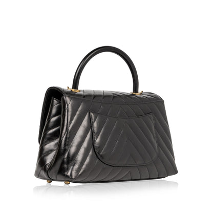 Chanel Coco Handle Calfskin Black Shoulder Bag