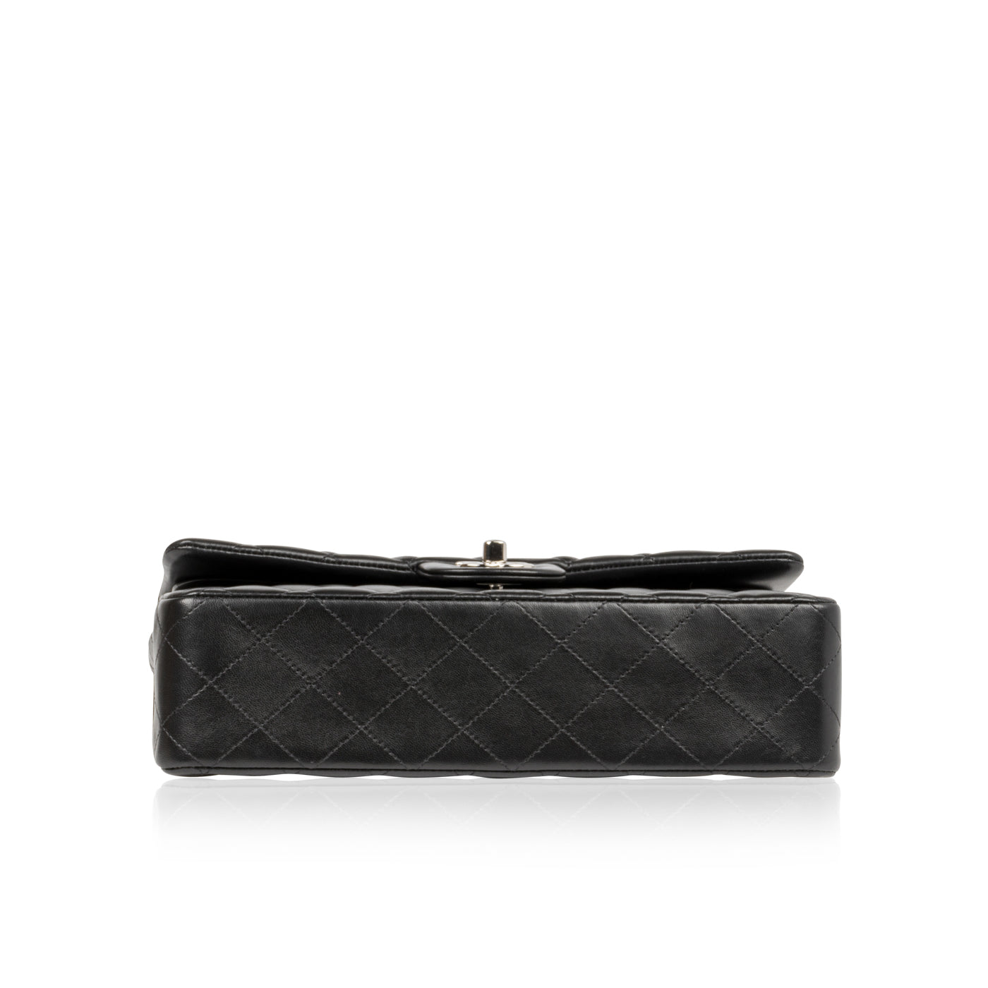 Chanel Classic Flap Lambskin Black Shoulder Bag Style 153