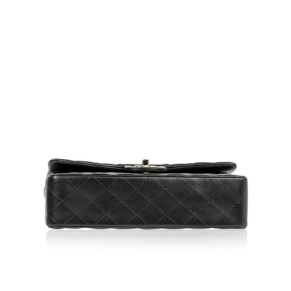 Chanel Classic Flap Lambskin Black Shoulder Bag Style 153