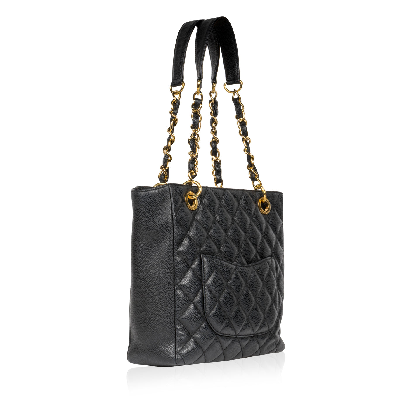 Chanel Timeless Caviar Black Tote Bag Style 54