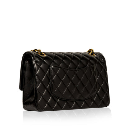 Chanel Classic Flap Lambskin Black Shoulder Bag Style 149