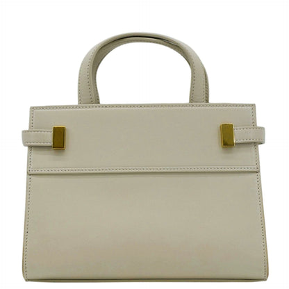 Saint Laurent Manhattan Leather Beige Tote Bag