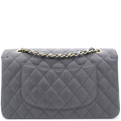 Chanel Flap Classic Quilted Caviar Leather Black Shoulder Bag