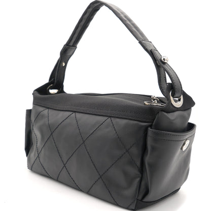 Chanel Black Canvas Paris-Biarritz Shoulder Bag
