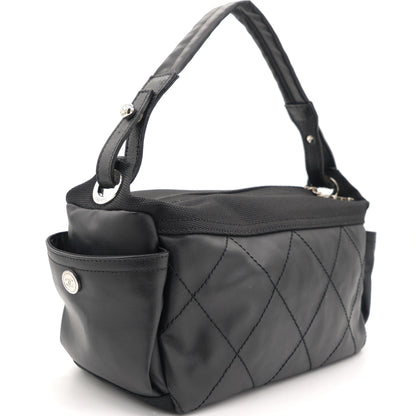 Chanel Black Canvas Paris-Biarritz Shoulder Bag