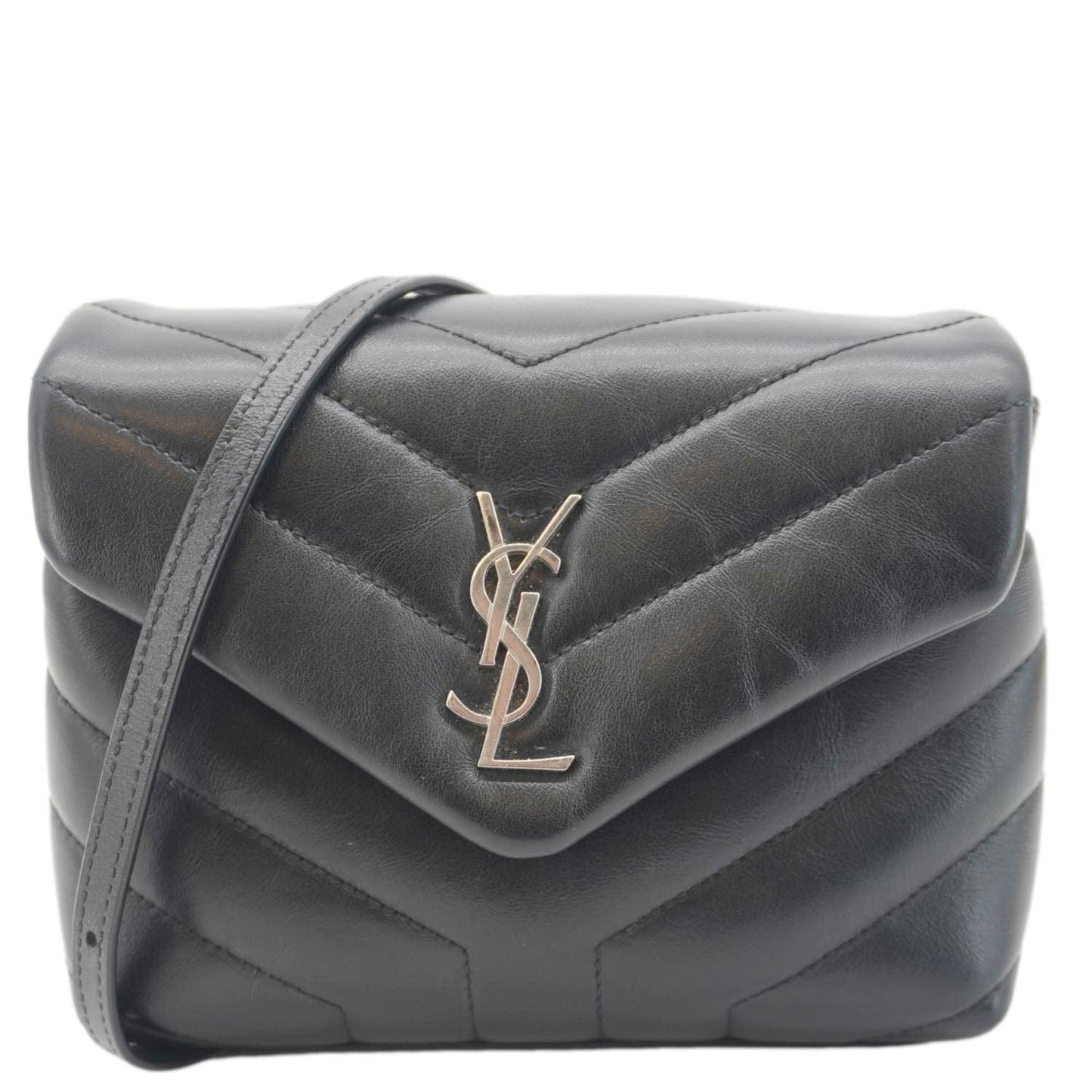 Saint Laurent Loulou Leather Black Crossbody Style 18