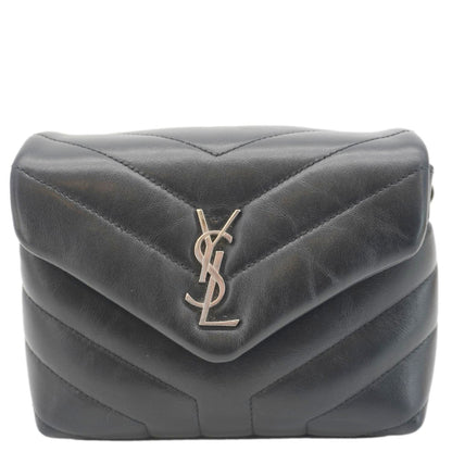 Saint Laurent Loulou Leather Black Crossbody Style 18