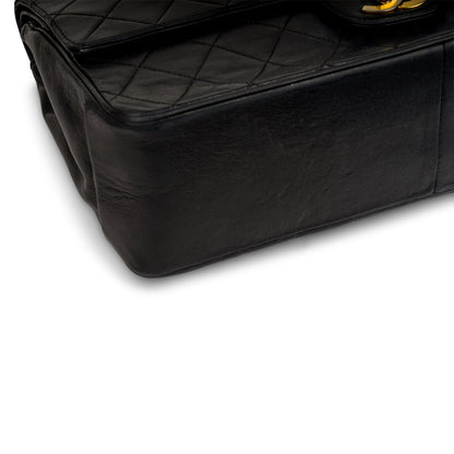 Chanel Classic Flap Lambskin Black Shoulder Bag Style 269