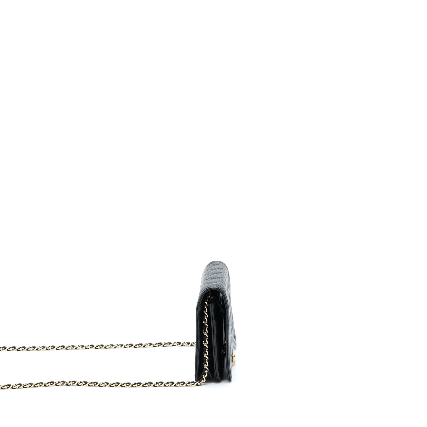 Chanel Boy Caviar Black Chain Crossbody Style 3