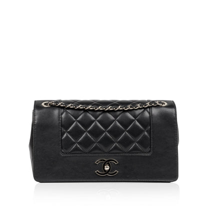 Chanel Lambskin Black Shoulder Bag Style 23