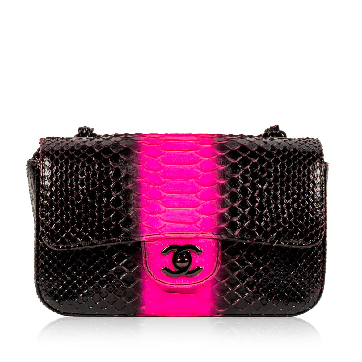 Chanel Classic Flap Leather Black Shoulder Bag Style 7